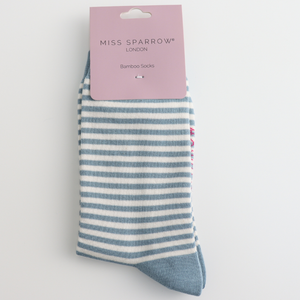 Blue Stripe Socks