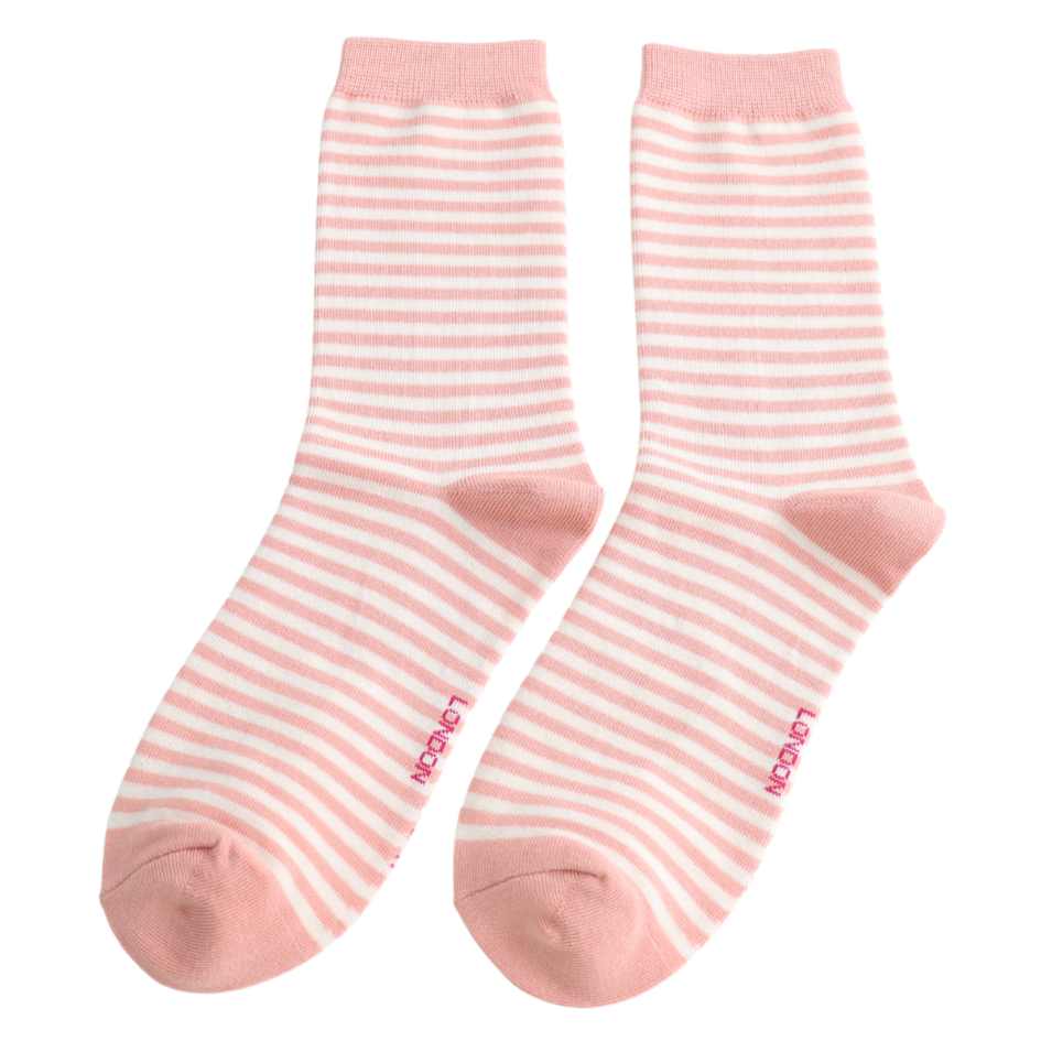Pink Stripe Socks