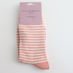 Load image into Gallery viewer, Pink Stripe Socks
