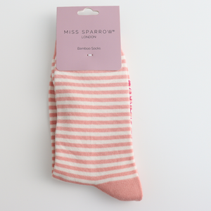 Pink Stripe Socks