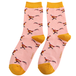 Load image into Gallery viewer, Pink Pheasant Socks
