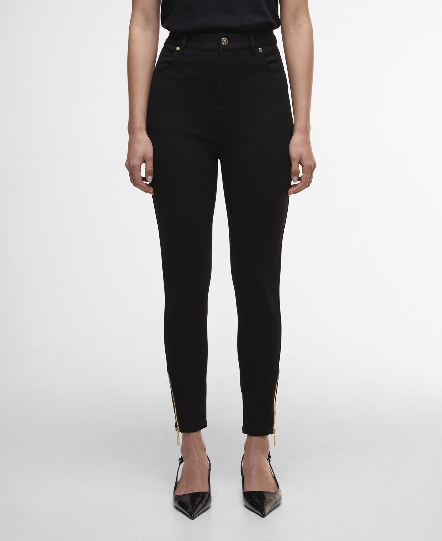 Black Stella Slim Trousers