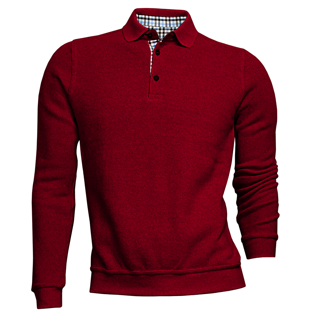 Red Cotton Sweatshirt