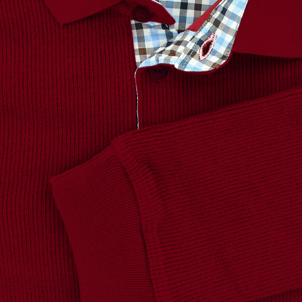 Red Cotton Sweatshirt