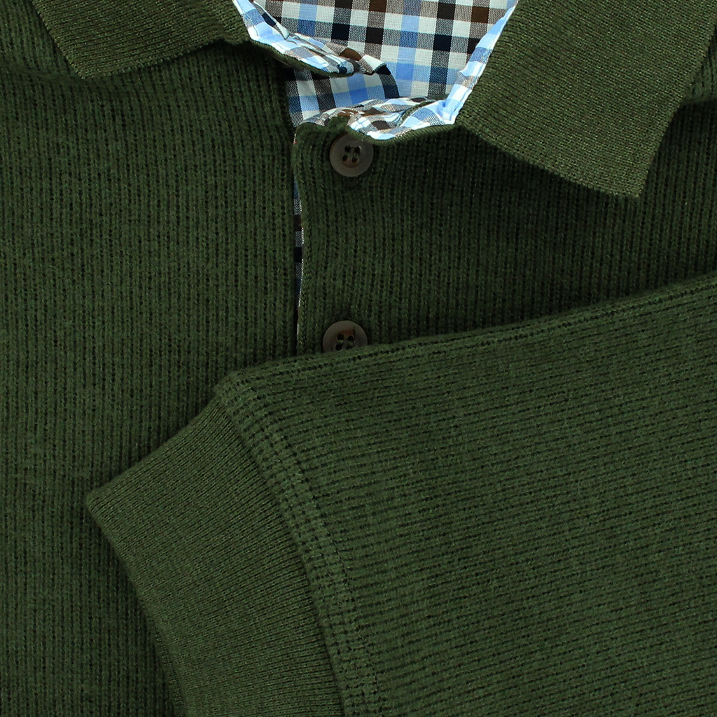 Olive Cotton Sweatshirt