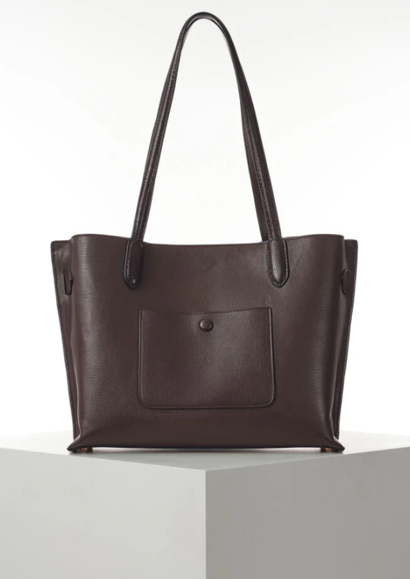 Chocolate Oriana Laptop Tote