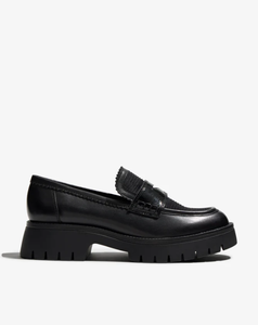 Black Leather Loafer
