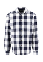 Load image into Gallery viewer, Navy Check Flannel Shirt
