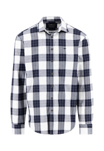 Navy Check Flannel Shirt