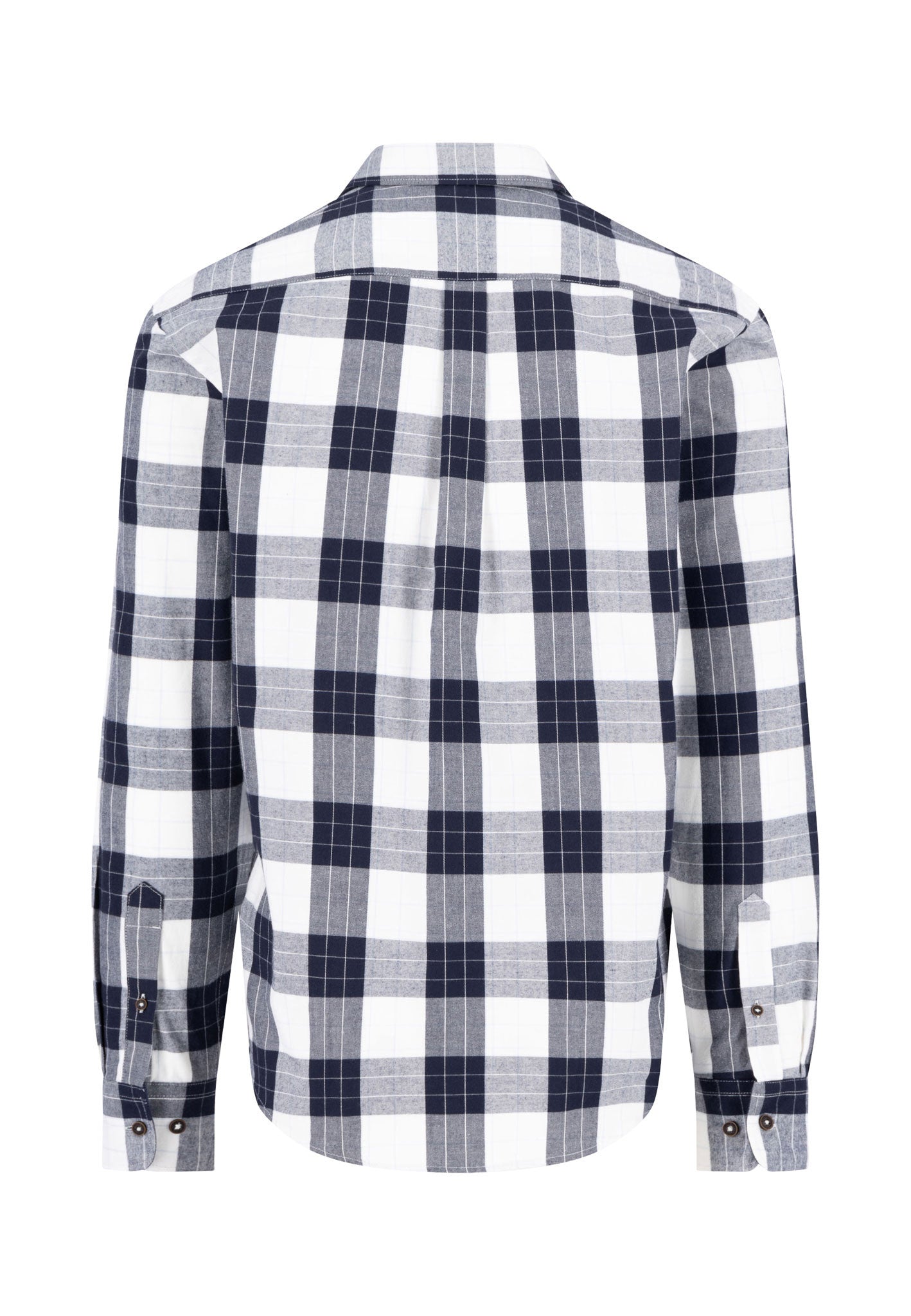 Navy Check Flannel Shirt