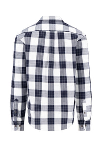 Navy Check Flannel Shirt