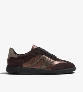 Brown Metallic Detail Trainer