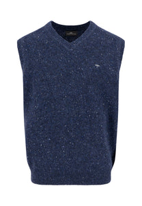 Navy Donegal Slipover
