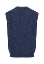 Load image into Gallery viewer, Navy Donegal Slipover
