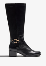 Load image into Gallery viewer, Black Tall Buckle Boot
