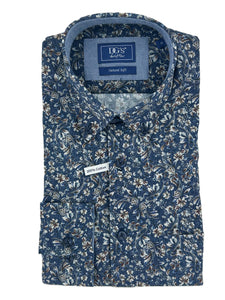 Blue Flower Shirt