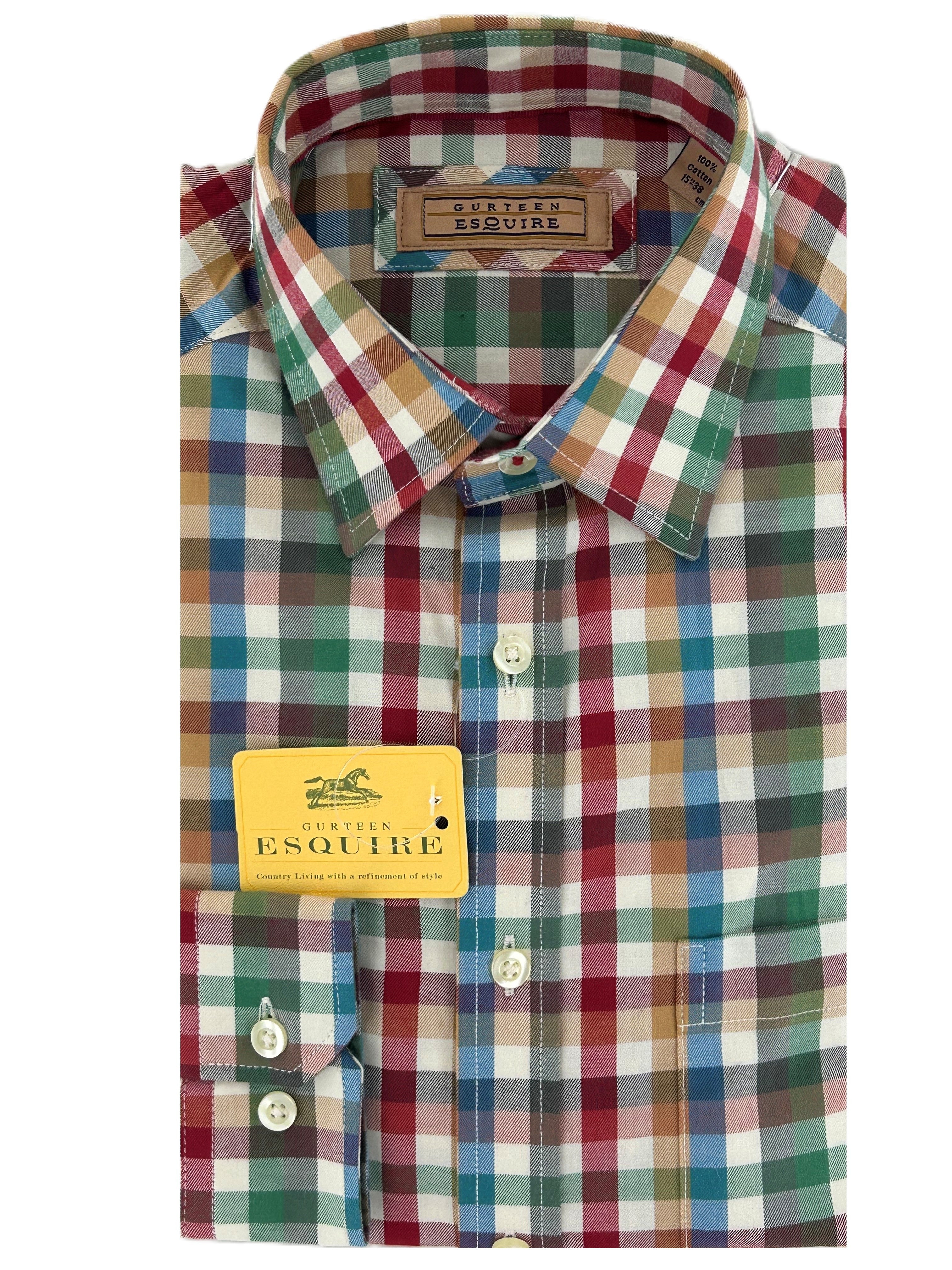 Multi Tattersall Esquire Shirt