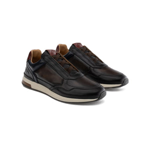 Brown Pull On Trainers