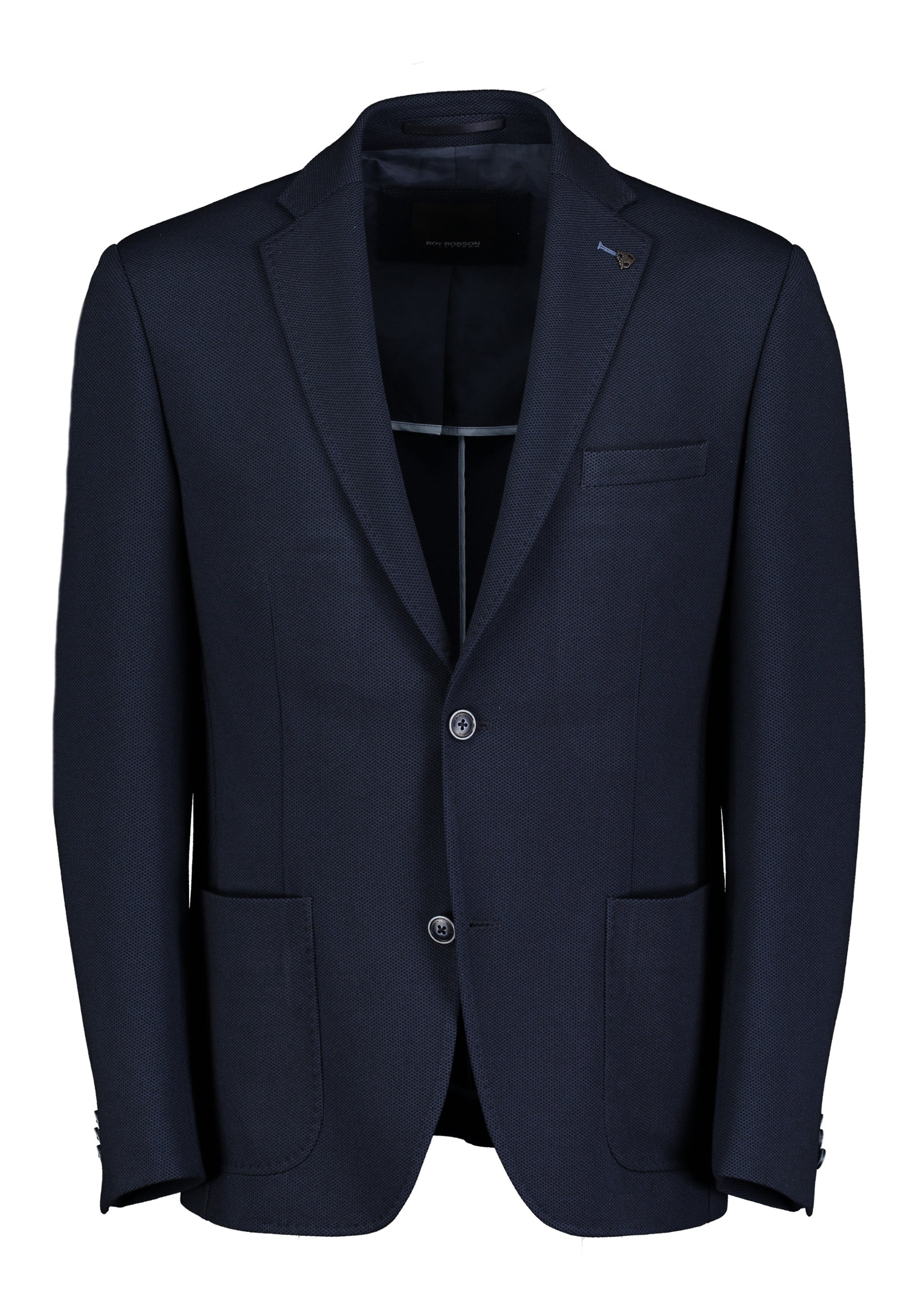 Dark Blue Jersey Blazer