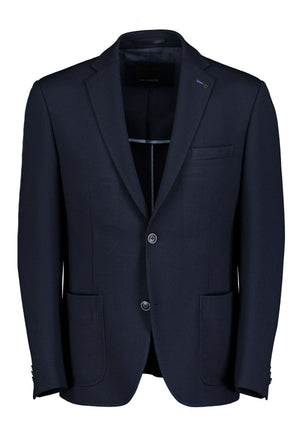 Dark Blue Jersey Blazer