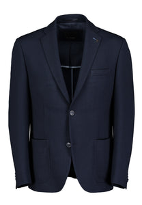 Dark Blue Jersey Blazer