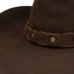 Load image into Gallery viewer, Cognac Western Hat

