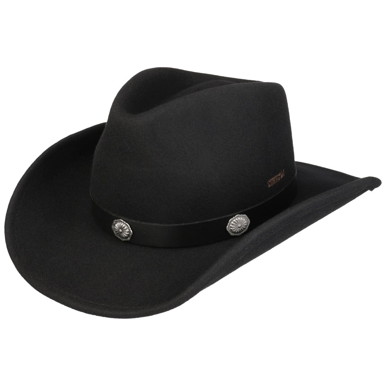 Black Western Woolfelt Hat