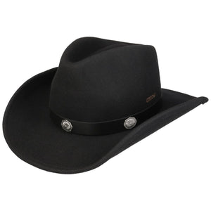 Black Western Woolfelt Hat