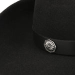 Load image into Gallery viewer, Black Western Woolfelt Hat

