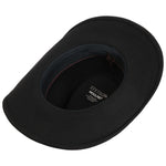 Load image into Gallery viewer, Black Western Woolfelt Hat
