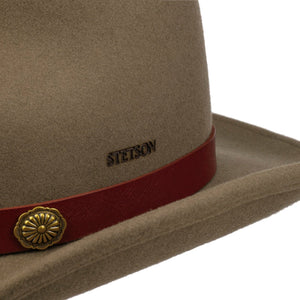 Taupe Western Woolfelt Hat