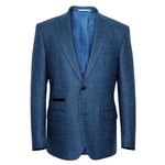 Load image into Gallery viewer, Blue  Wool Jacket Regular Length
