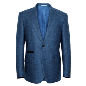 Blue  Wool Jacket Regular Length