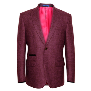 Berry Wool Jacket Regular Length