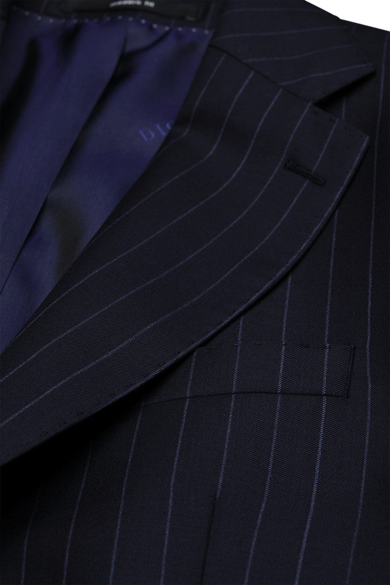Navy Stripe Jacket Short Length