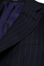 Load image into Gallery viewer, Navy Stripe Jacket Short Length
