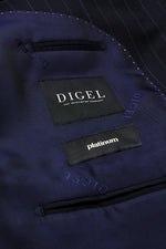 Load image into Gallery viewer, Navy Stripe Jacket Short Length
