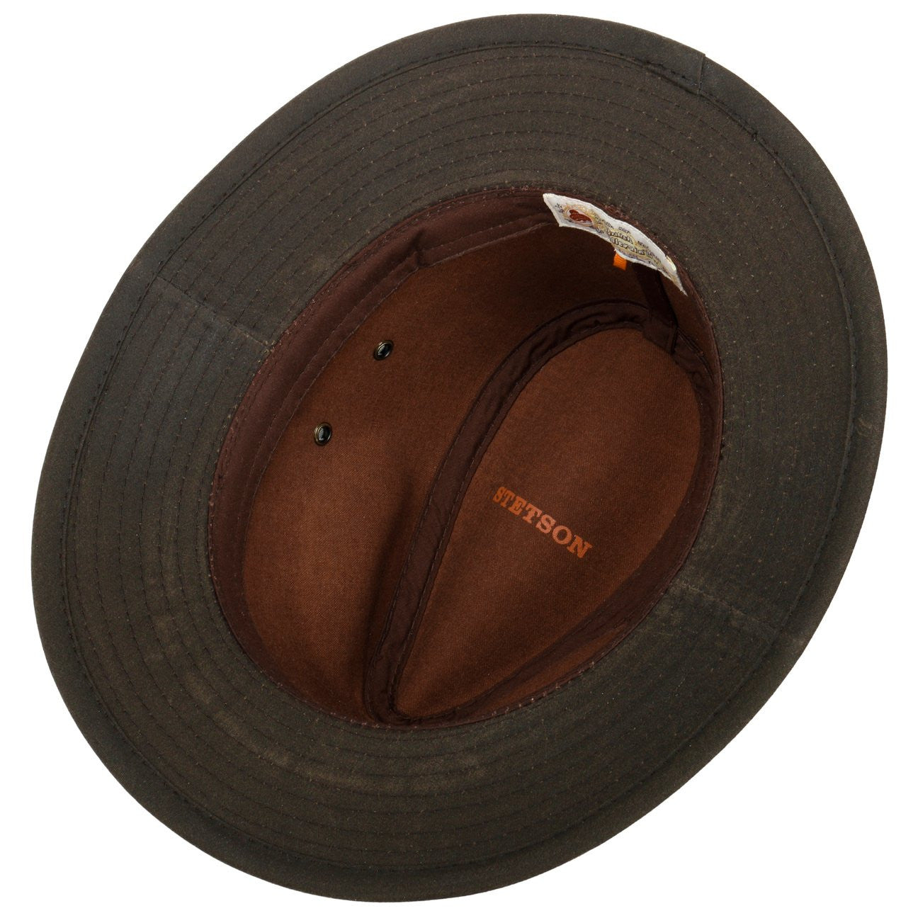 Dark Brown Waxed Cotton Hat