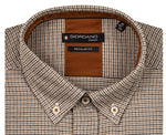 Load image into Gallery viewer, Brown Houndstooth Check Shirt
