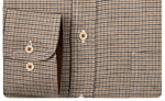 Load image into Gallery viewer, Brown Houndstooth Check Shirt
