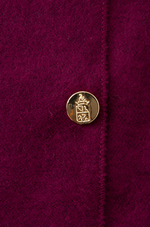 Load image into Gallery viewer, Plum Button Poncho
