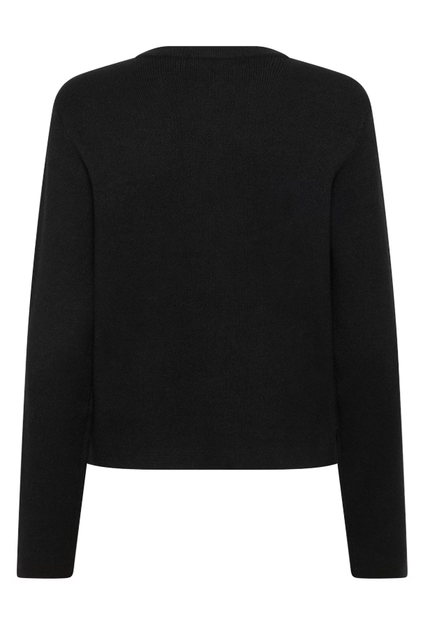 Black Pearl Bow Cardigan