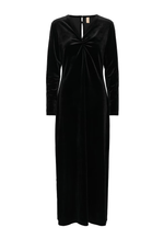 Load image into Gallery viewer, Black Velvet Dress
