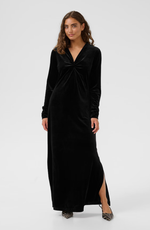 Load image into Gallery viewer, Black Velvet Dress
