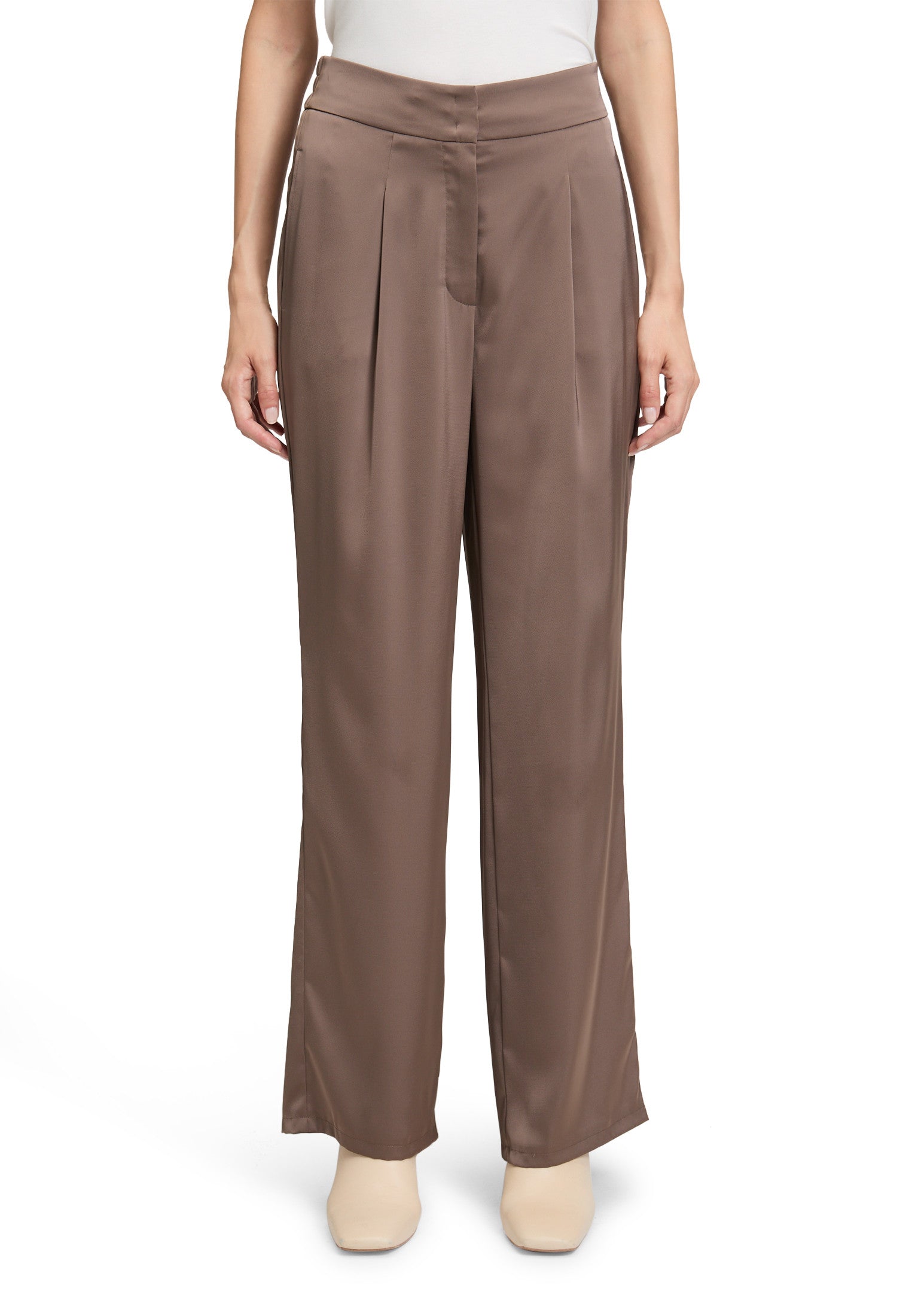 Mocha Satin Trousers