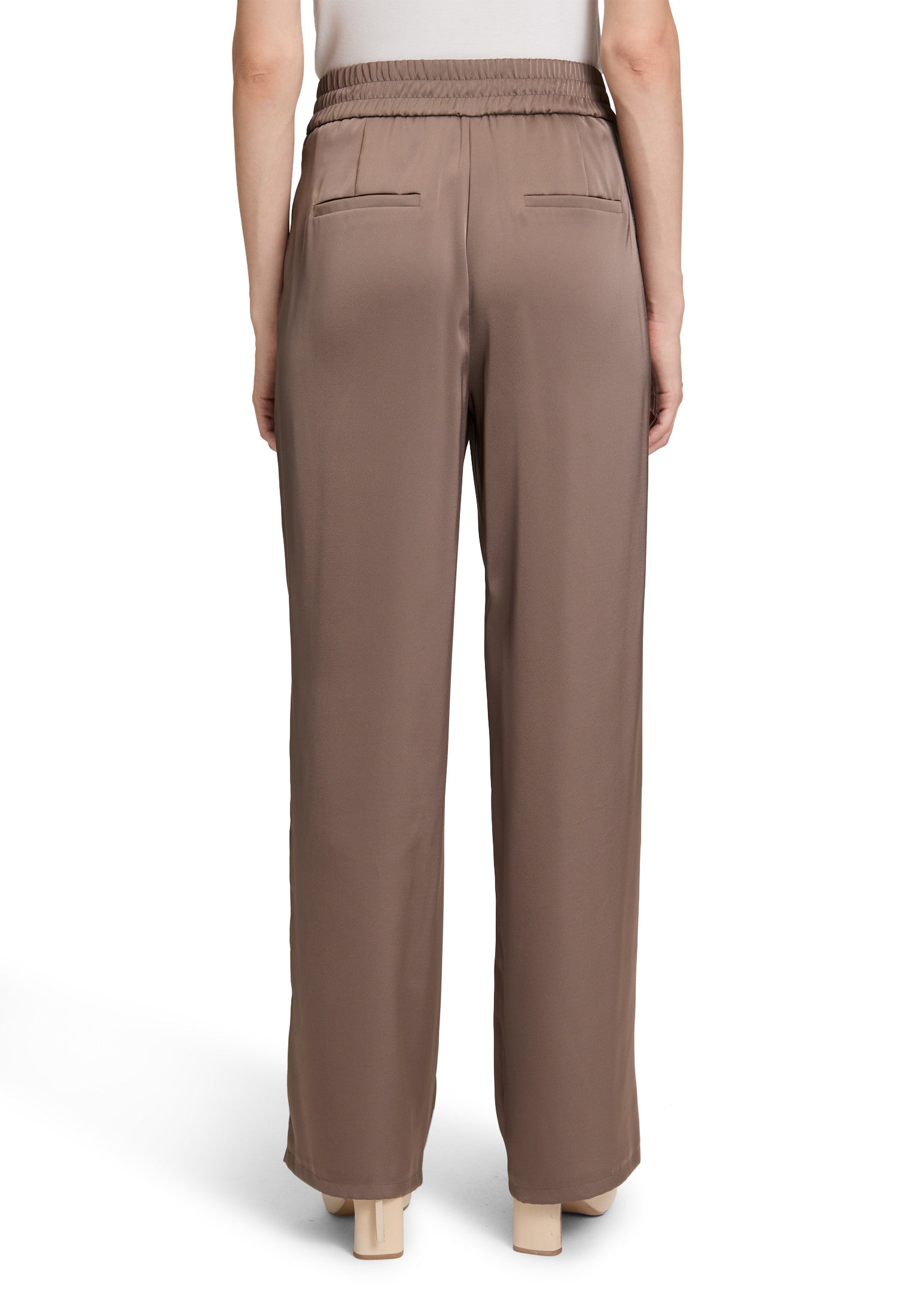 Mocha Satin Trousers