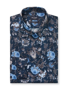 Navy Luxor Print Shirt