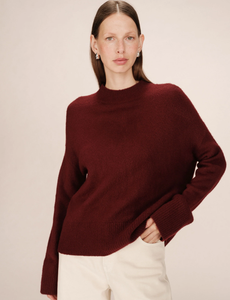 Burgundy Oversized Sweater