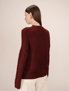 Burgundy Oversized Sweater