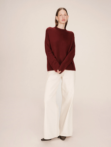 Burgundy Oversized Sweater